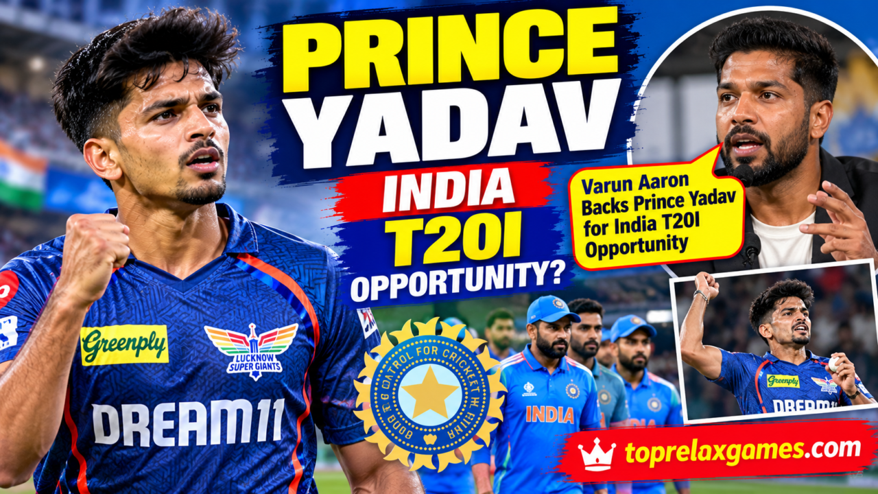 Prince Yadav India T20I opportunity news with Varun Aaron backing the Lucknow Super Giants fast bowler